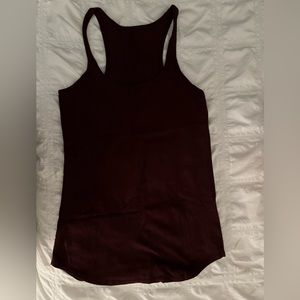 MAROON LULULEMON RACER BACK TANK